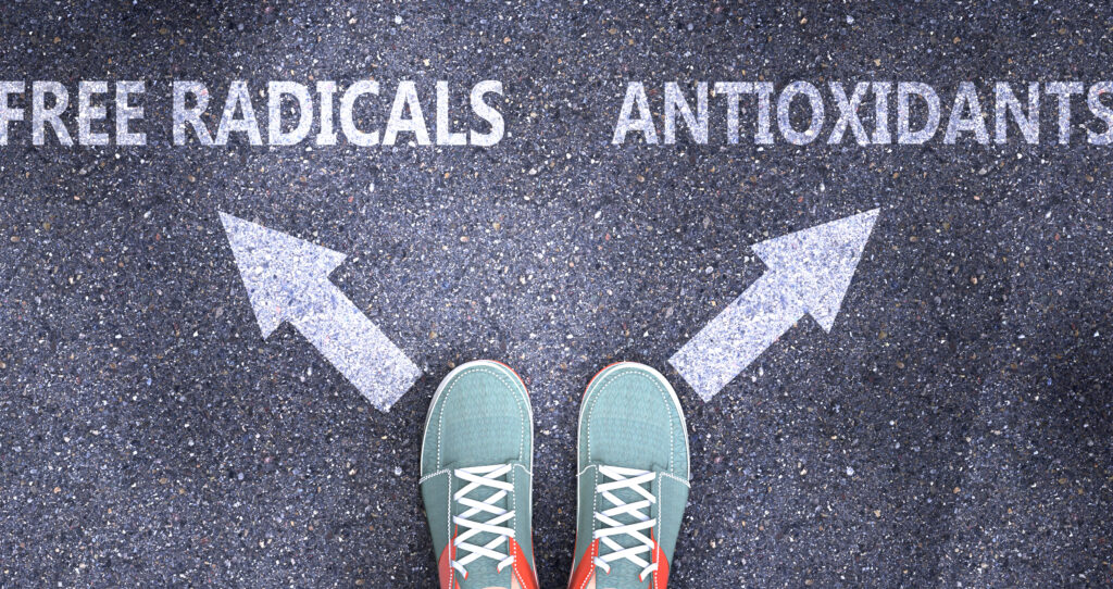 Free radicals and antioxidants as different choices in life - pi